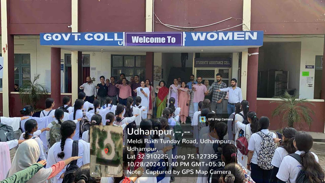 “Week- long Vigilance Awareness Week” was Observed by DSW Committee in collaboration with Political Science Department of the college, From 28th Oct. to 3rd Nov., 2024.