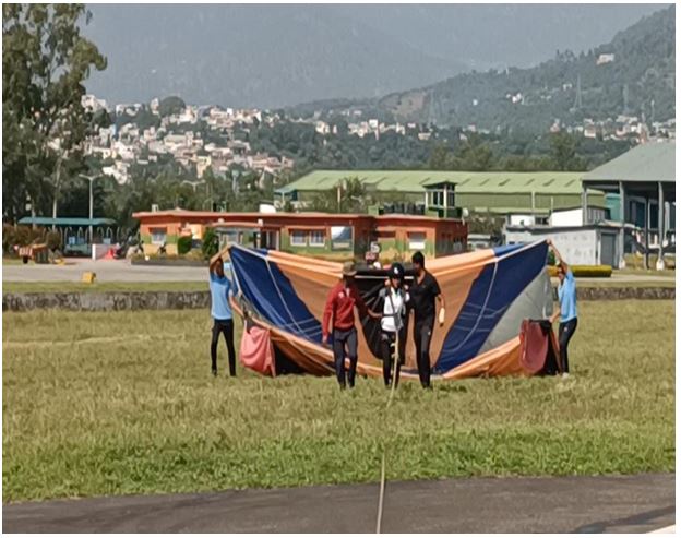 NCC CADETS GCW UDHAMPUR ENJOY PARASAILING CAMP